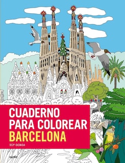 Foto 1 | Cuaderno Para Colorear Barcelona Isy Ochoa Blume Tapa Blanda