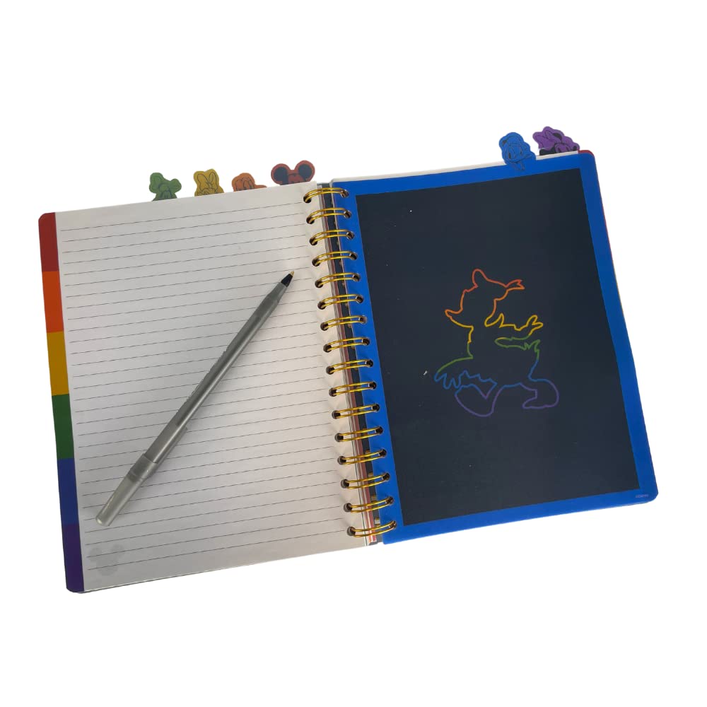 Foto 4 pulgar | Cuaderno Con Diseños Innovadores Disney Pride Mickey Mouse - Venta Internacional.
