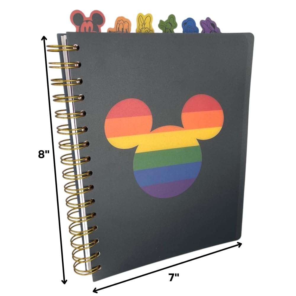 Foto 6 pulgar | Cuaderno Con Diseños Innovadores Disney Pride Mickey Mouse - Venta Internacional.
