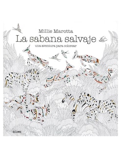 Foto 1 | Sabana Salvaje Millie Marotta Blume Tapa Blanda