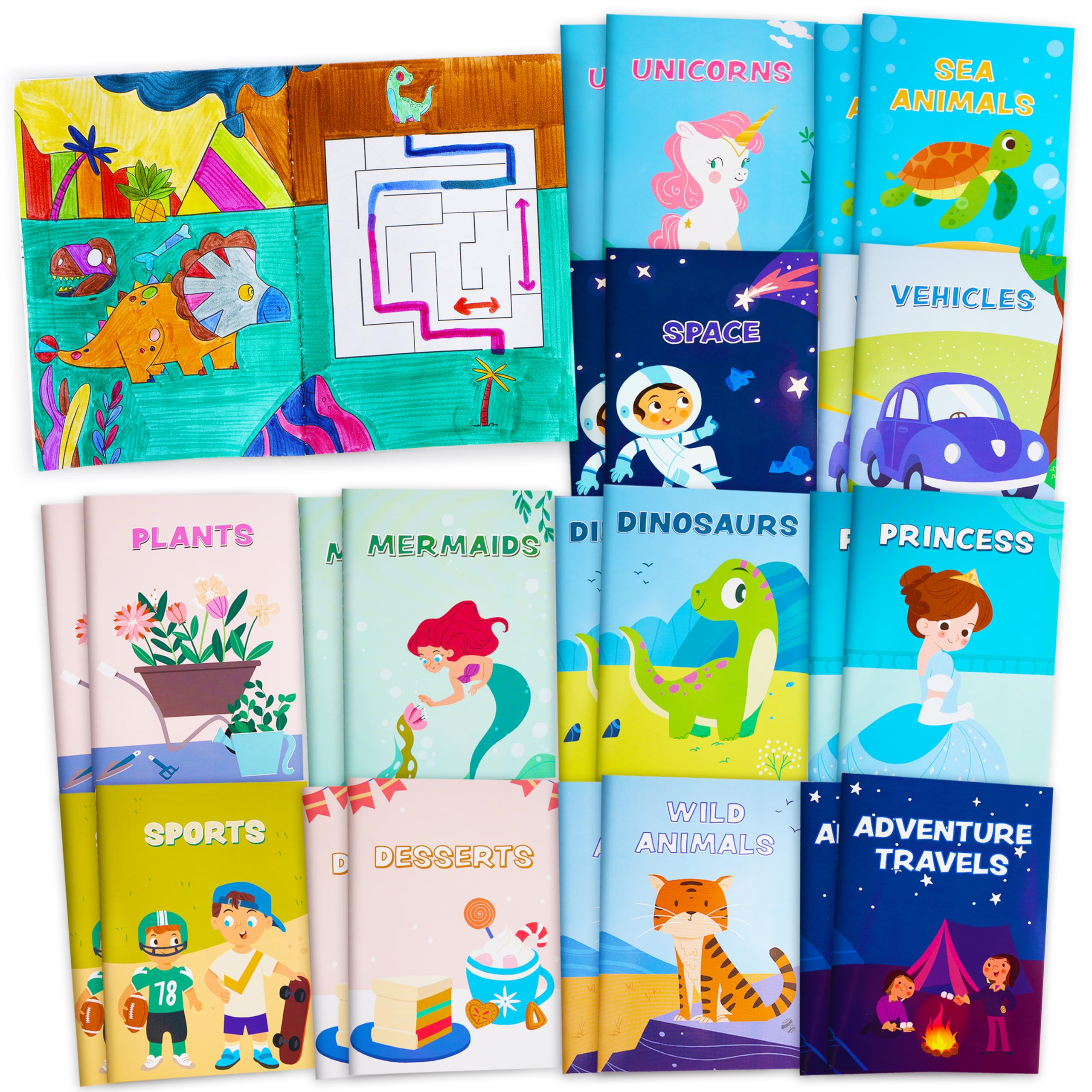 Foto 2 pulgar | Libros Para Colorear Joyin Mix Para Niños, 24 Unidades, Regalos De Fiesta - Venta Internacional.