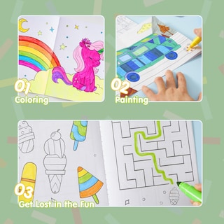 Foto 4 | Libros Para Colorear Joyin Mix Para Niños, 24 Unidades, Regalos De Fiesta - Venta Internacional.