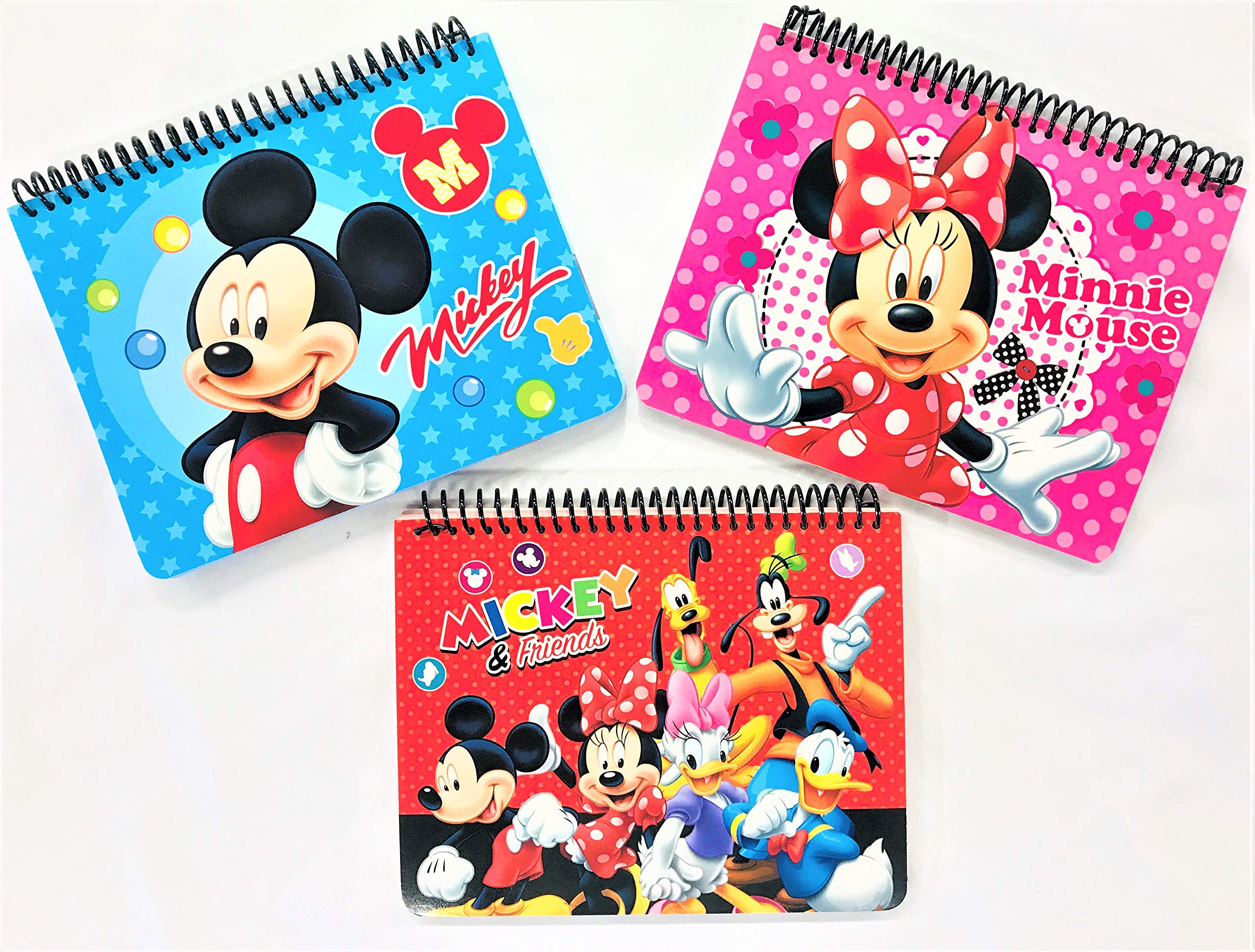 Libro De Autógrafos Disney Mickey Minnie Mouse & Family, 3 Unidades - Venta Internacional.