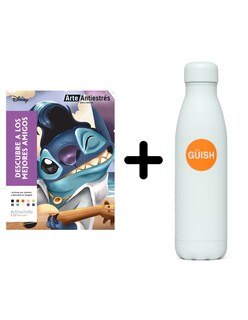 Foto 1 | Libro Para Colorear Descubre A Los Mejores Amigos + Termo Güish Gratis