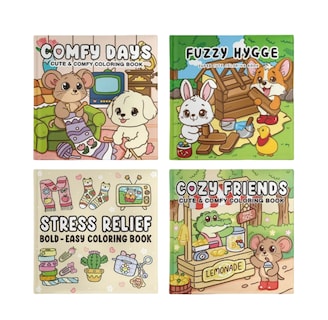 Foto 1 | Set De 4 Libros De Arte Xtellar Para Colorear Y Dibujar: 192 Diseños Únicos Para Despertar Creatividad