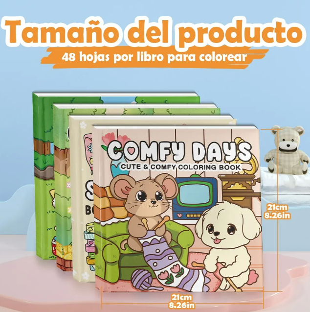 Foto 4 pulgar | Set De 4 Libros De Arte Xtellar Para Colorear Y Dibujar: 192 Diseños Únicos Para Despertar Creatividad