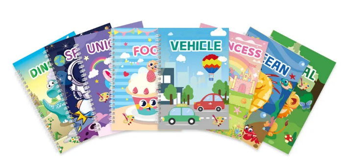 Foto 2 pulgar | Kit Creativo Xtellar De 24 Dibujos Para Colorear Con Pinceles De Acuarela - Explora Y Aprende Con Arte
