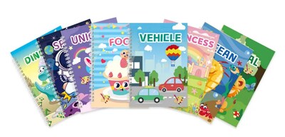 Foto 1 | Kit Creativo Xtellar De 24 Dibujos Para Colorear Con Pinceles De Acuarela - Explora Y Aprende Con Arte