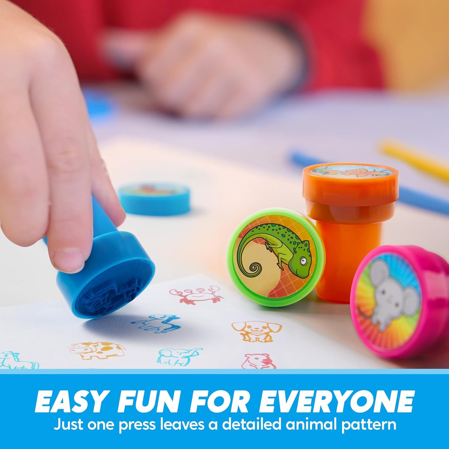 Foto 5 pulgar | Juego De Sellos Joyin Animal  50 Unidades  Para Niños  Con 50 Diseños Diferentes - Venta Internacional.