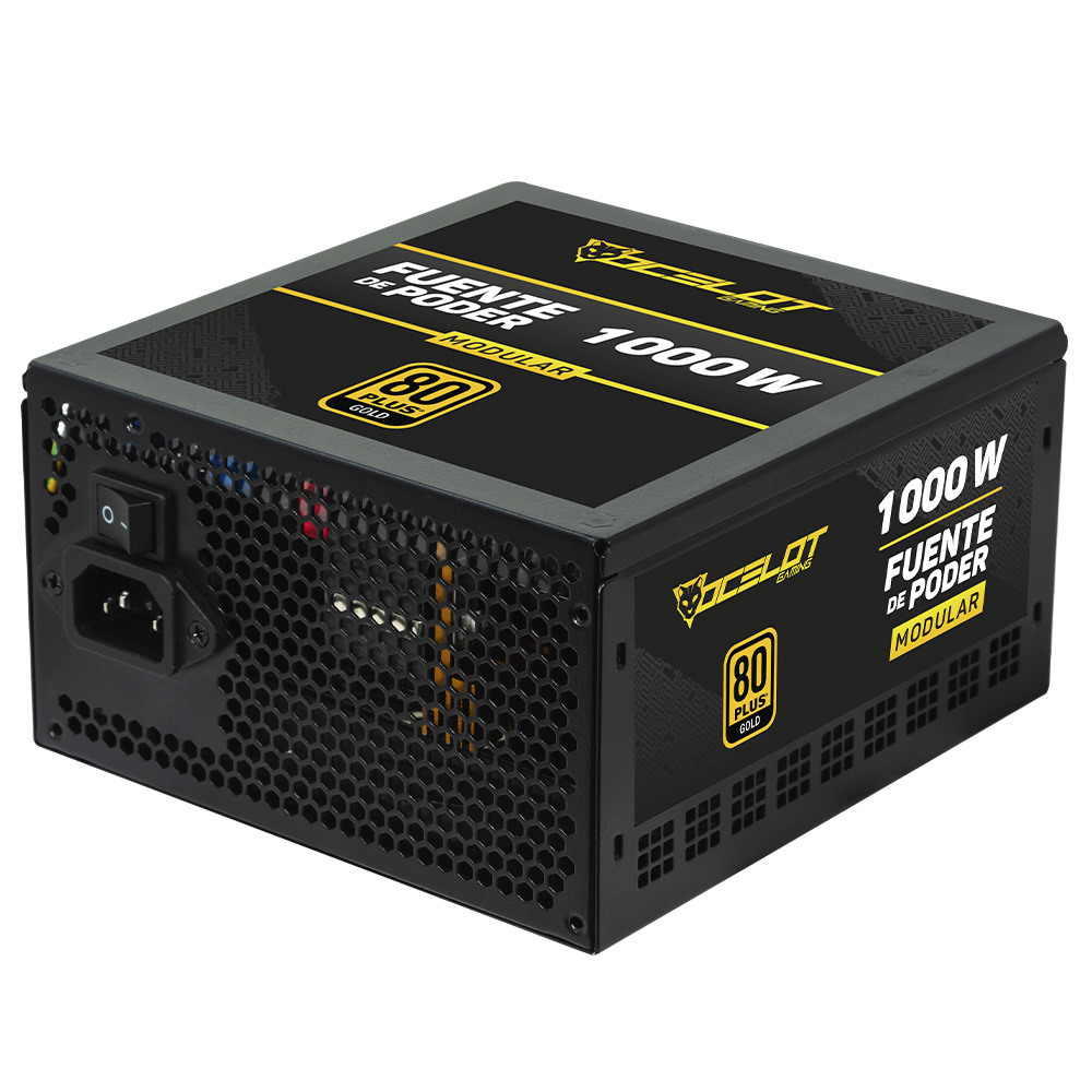 Foto 3 pulgar | Fuente de Poder Ocelot Gaming OPS1000 de 1000w ATX Modular 80+ Gold