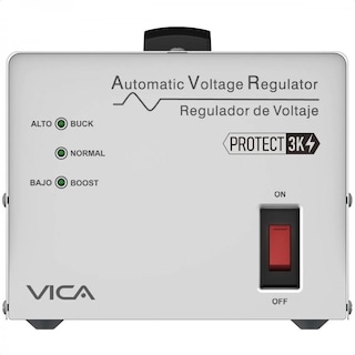 Foto 2 | Regulador Vica Protect 3k 3000va 1800w 4 Contactos Linea Blanca