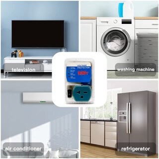 Foto 5 | Protector Contra Sobretensiones Bseed, Certificado Etl, 220 V, 400 W, Para El Hogar, Paquete De 2 - Venta Internacional.