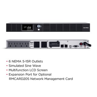 Foto 2 | Aplicación Inteligente Ups Cyberpower Or500lcdrm1u, Lcd, 500 Va/300 W, 1 U - Venta Internacional.