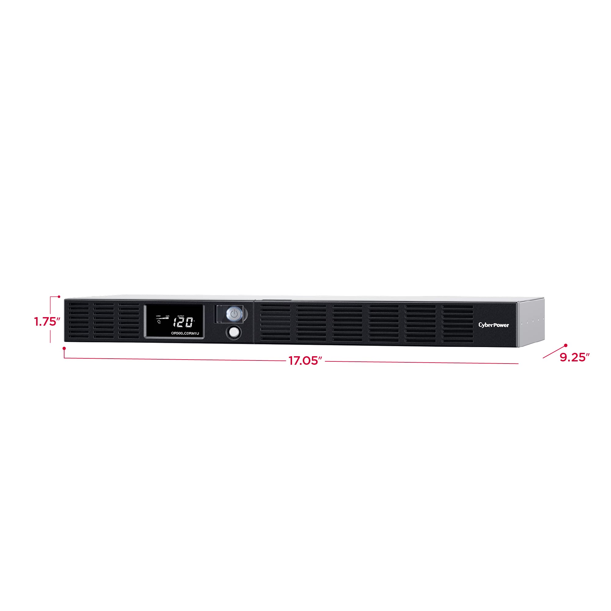 Foto 4 pulgar | Aplicación Inteligente Ups Cyberpower Or500lcdrm1u, Lcd, 500 Va/300 W, 1 U - Venta Internacional.