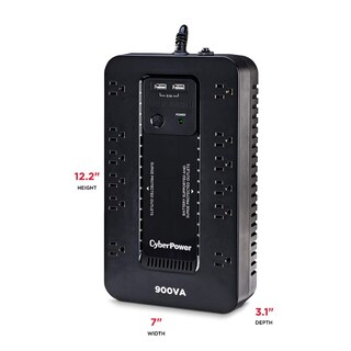 Foto 4 | Ups De Reserva Cyberpower St900u, 900 Va/500 W, 12 Salidas, Color Negro - Venta Internacional.