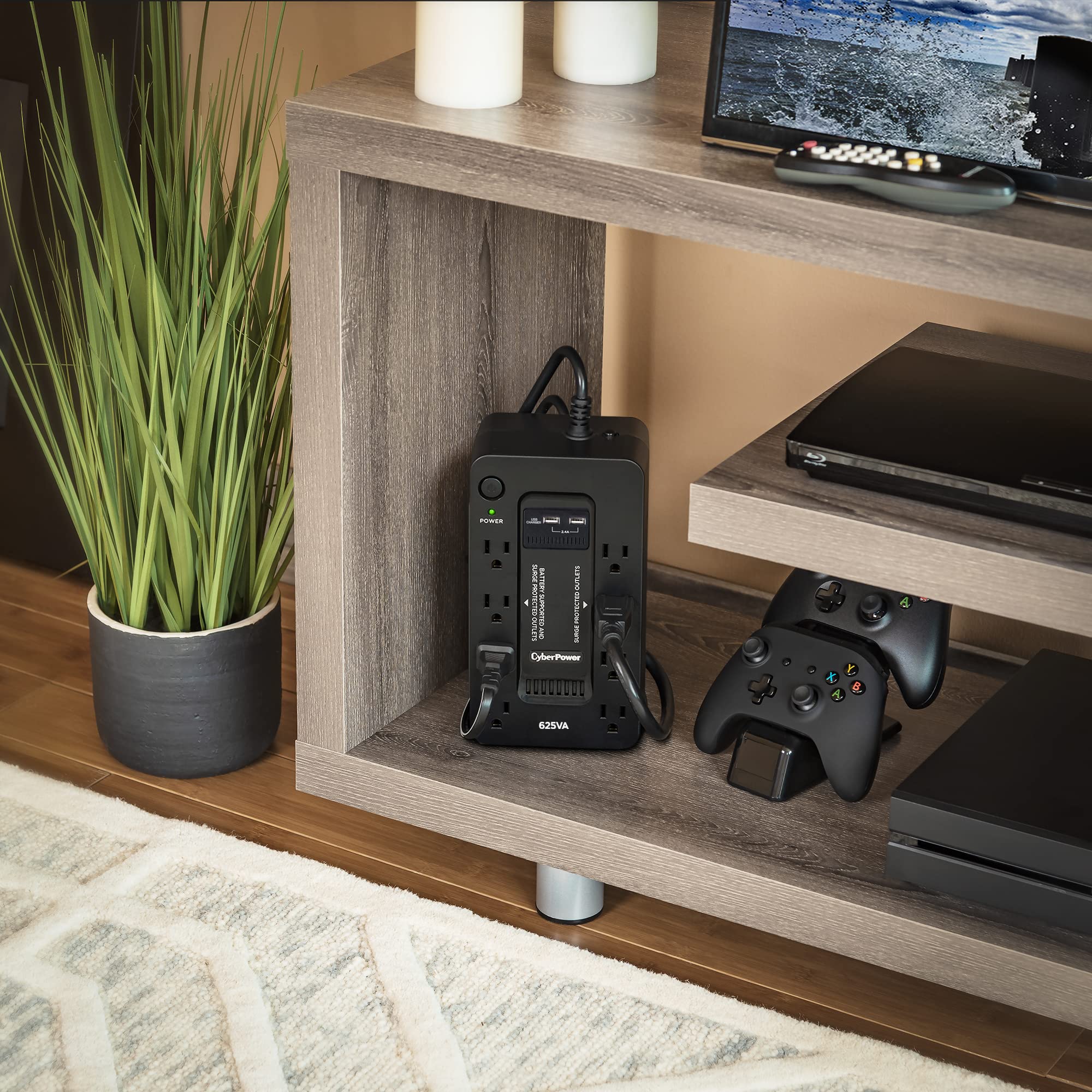 Foto 7 pulgar | Ups Cyberpower St625u En Espera, 625 Va/360 W, 8 Salidas, 2 Usb - Venta Internacional.