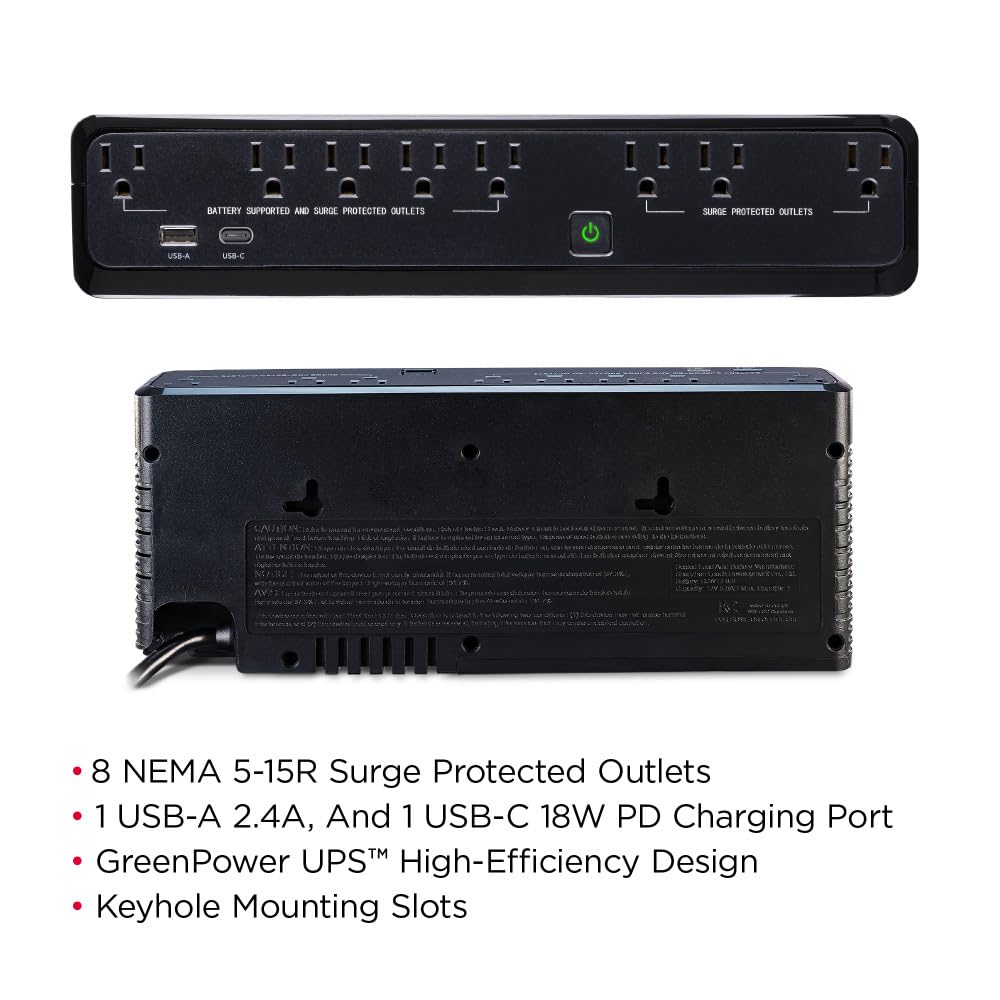 Foto 2 | Ups Cyberpower Sl950u En Espera, 950 Va/510 W, 8 Salidas Usb - Venta Internacional.