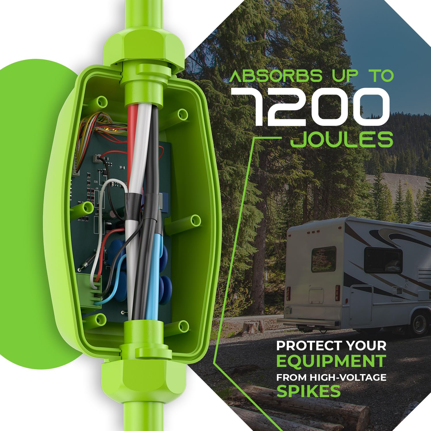 Foto 3 pulgar | Protector Contra Sobretensiones Gearit Rv De 50 Amperios Con Wi-fi Y Monitor Integrado En La Aplicación - Venta I