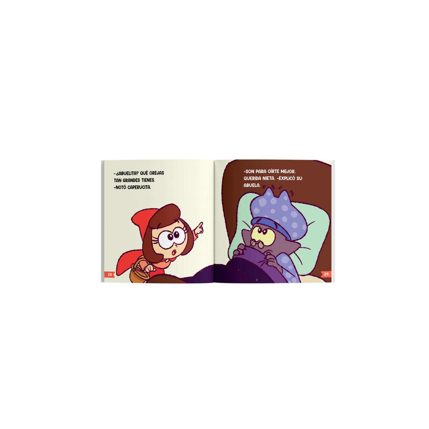 Foto 3 pulgar | Cuentos Clásicos Gallina Pintadita: Caperucita Roja Didacti Juegos