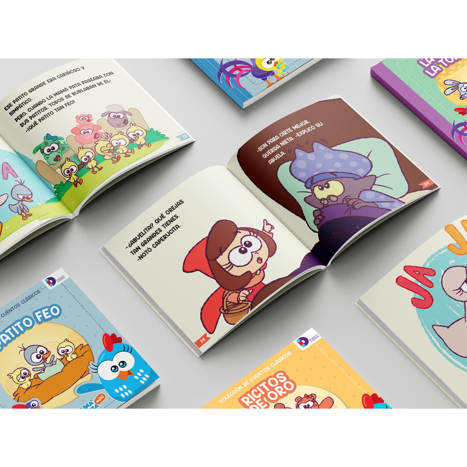 Foto 4 pulgar | Cuentos Clásicos Gallina Pintadita: Caperucita Roja Didacti Juegos