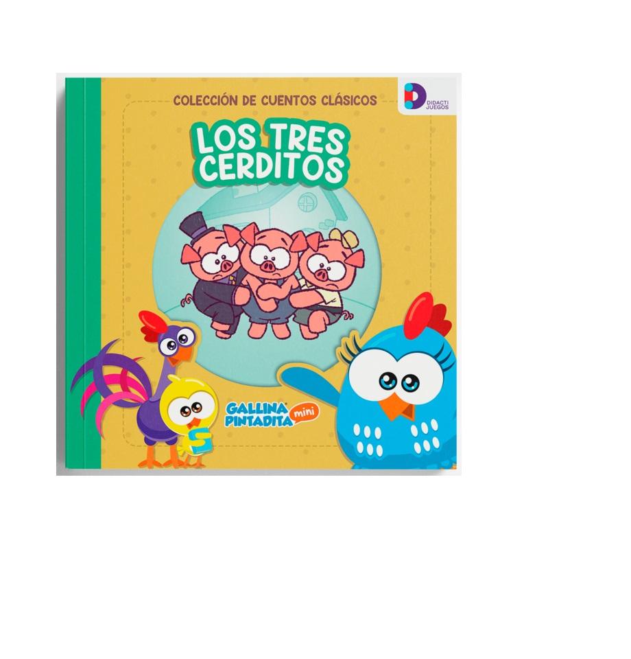 Foto 2 pulgar | Cuentos Clásicos Gallina Pintadita: Los Tres Cerditos Didacti Juegos