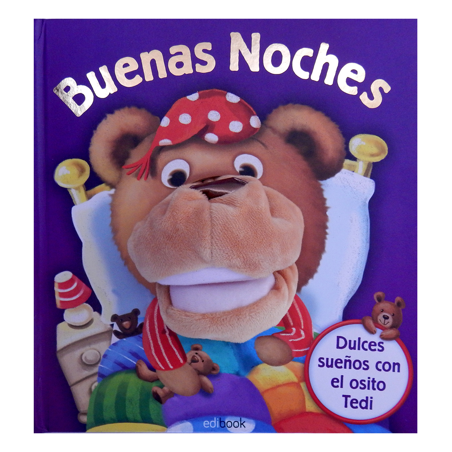 Foto 2 pulgar | Buenas Noches Libro Divo Pasta Dura Púrpura