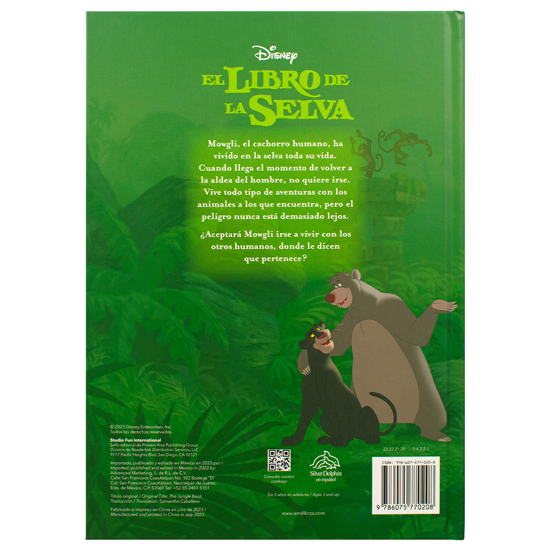 Foto 3 pulgar | Libro El Libro DeLa Selva Clásicos de Disney