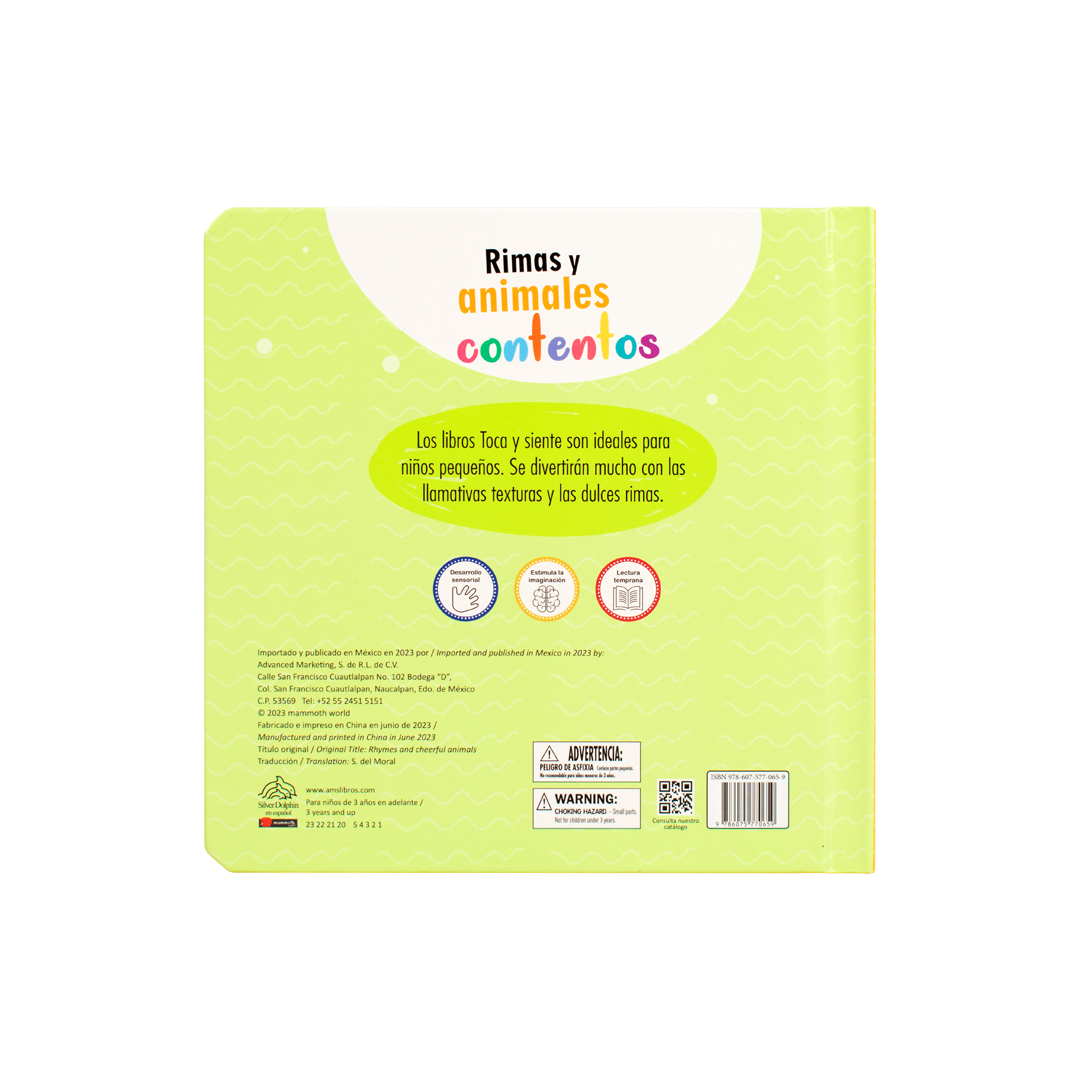Foto 5 pulgar | Libro Infantil: Rimas y Animales Contentos