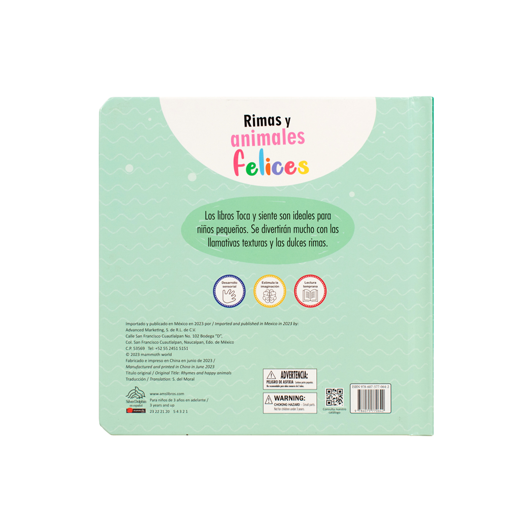 Foto 5 pulgar | Libro Infantil: Rimas y Animales Felices
