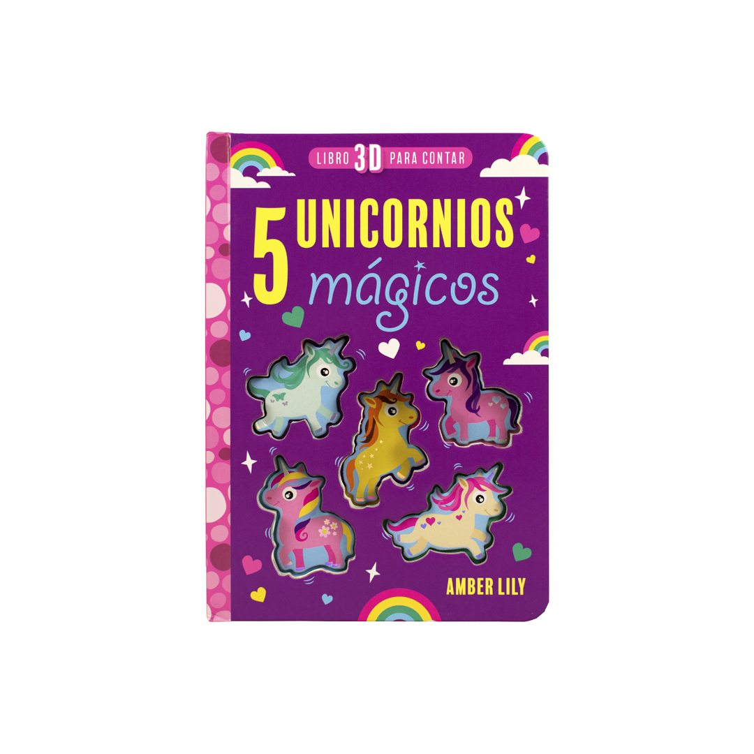 Foto 4 pulgar | Libro Infantil 3d para Contar: 5 Unicornios Mágicos
