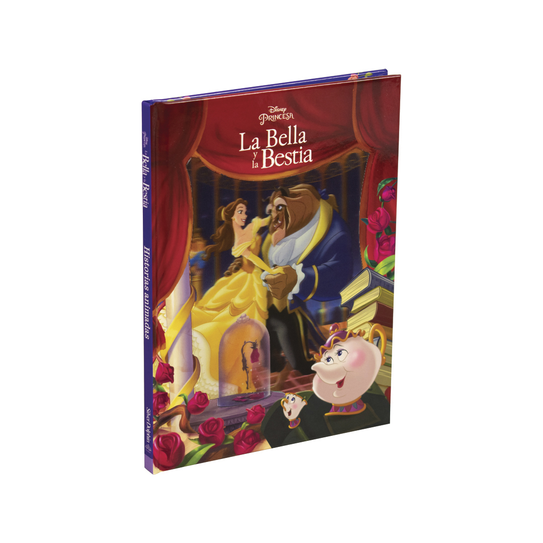 Foto 2 pulgar | Cuento Infantil Historias Animadas Disney: La Bella y La Bestia