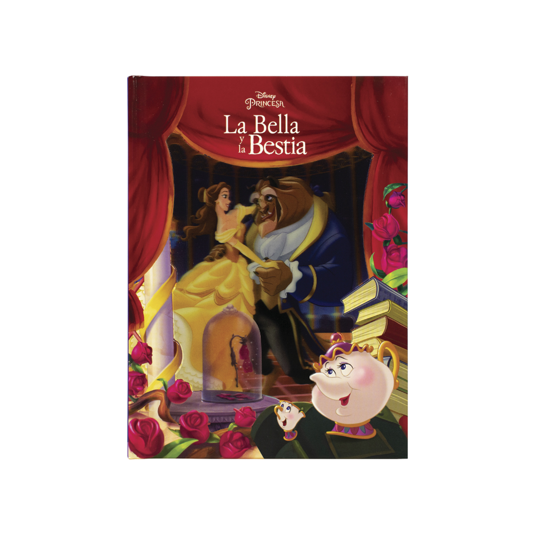 Foto 4 pulgar | Cuento Infantil Historias Animadas Disney: La Bella y La Bestia