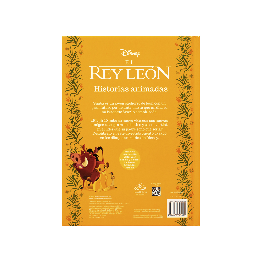Foto 5 pulgar | Libro Infantil: Historias Animadas - Disney El Rey León