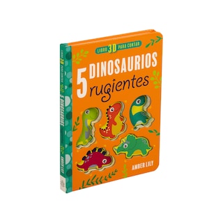 Foto 1 | Libro Infantil 3D para Aprender a Contar: 5 Dinosaurios Rugientes