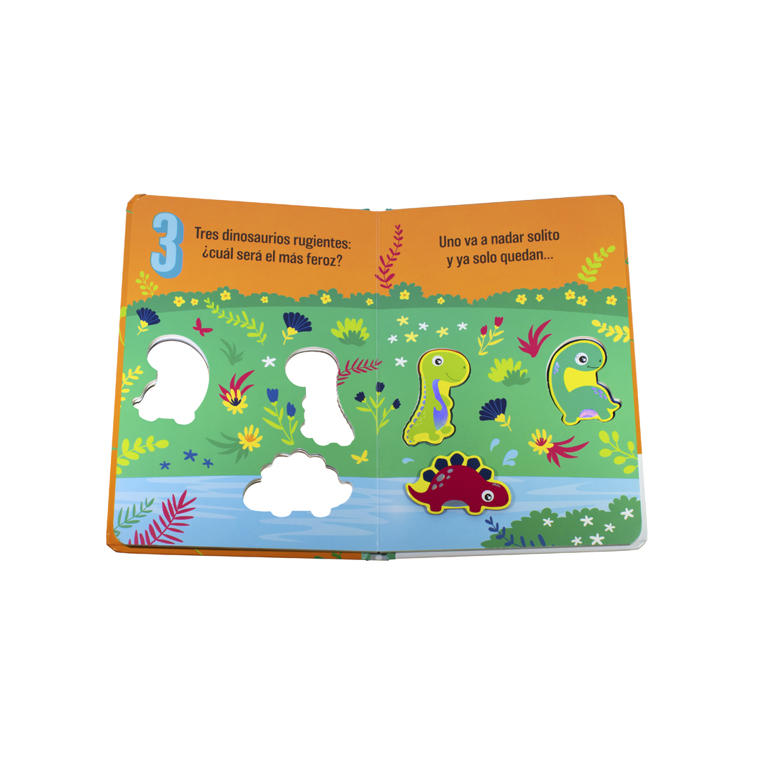 Foto 3 pulgar | Libro Infantil 3D para Aprender a Contar: 5 Dinosaurios Rugientes