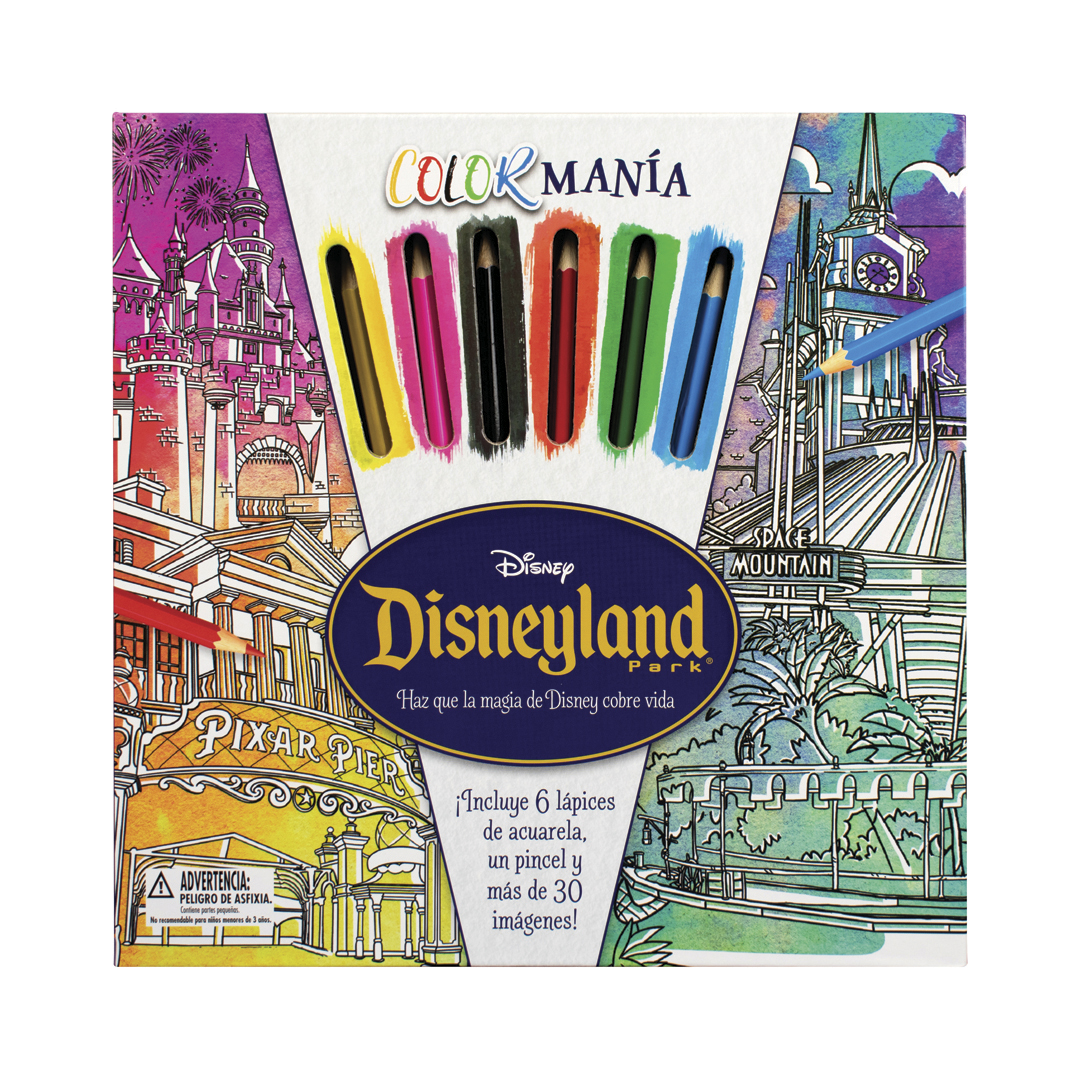 Foto 4 pulgar | Libro Infantil para Colorear Colormanía: Disneyland