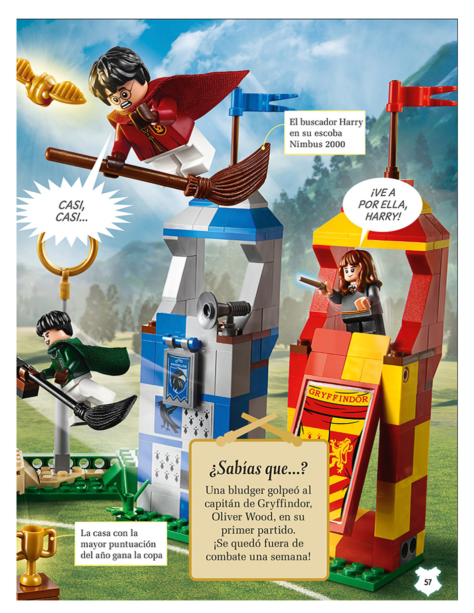 Foto 5 pulgar | Libro Lego Harry Potter La Guía Mágica De Las Casas De Hogwarts Editorial D.k
