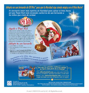 Foto 3 | Elf Pets : San Bernardo Tradition (Libro en Español Y Mascota color café/blanco)