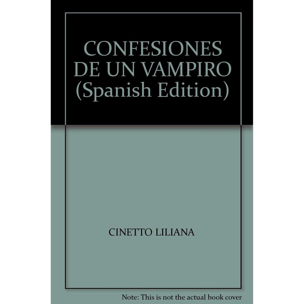 Confesiones De Un Vampiro