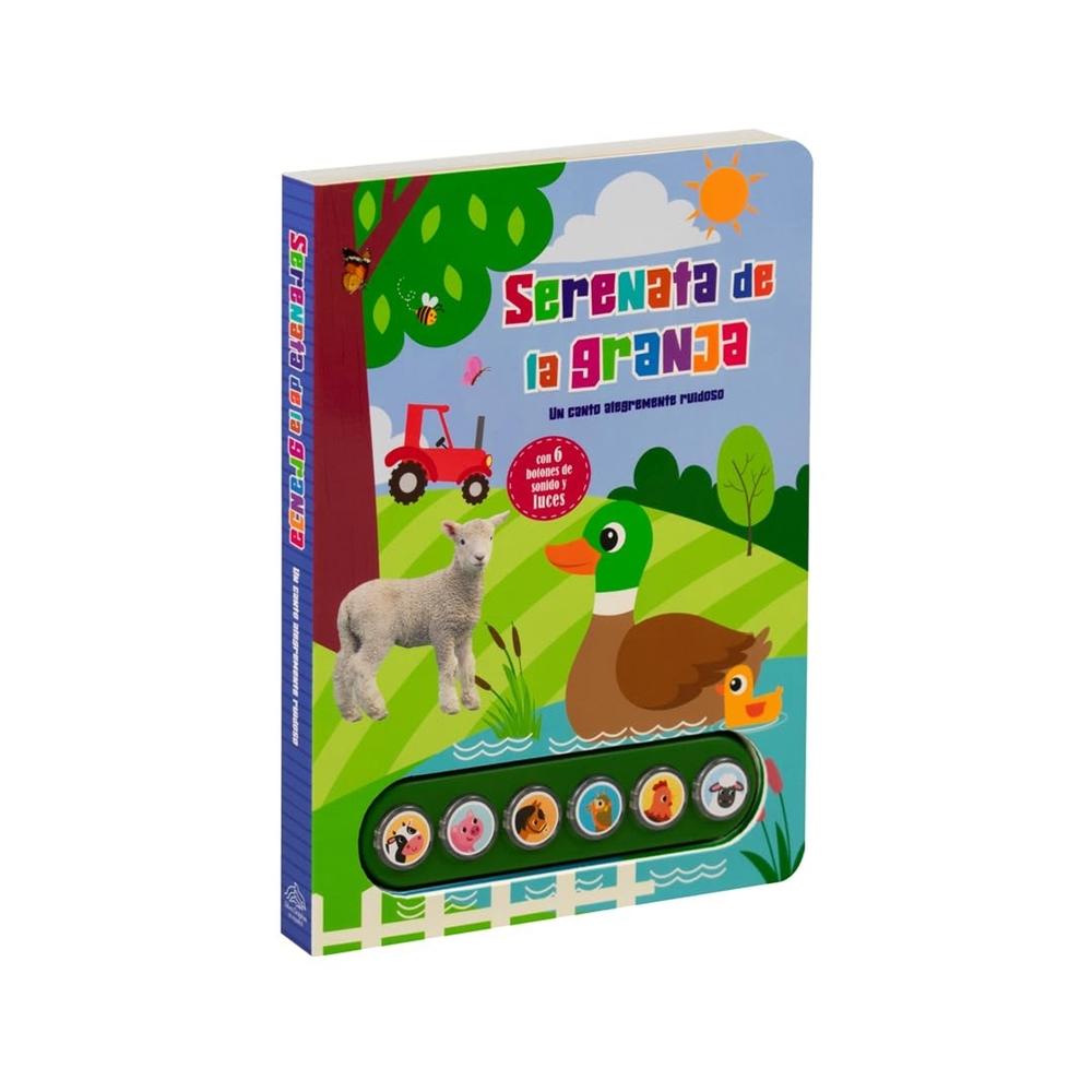 Libro Infantil Con Botones De Sonido Y Luces: Serenata En La Granja, Un Canto Alegremente Ruidoso