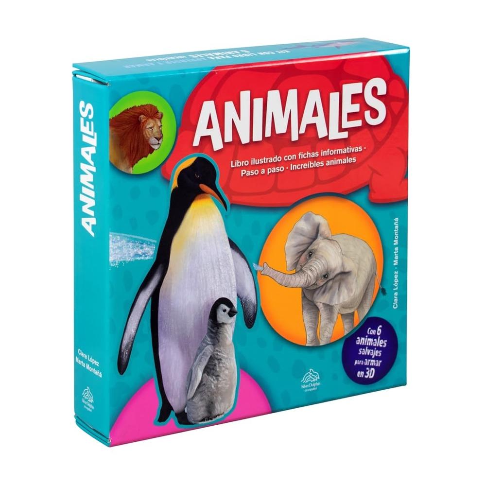 Foto 2 pulgar | Libro Infantil Didáctico: Construye En 3d: Animales