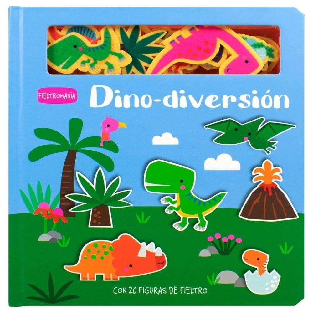Foto 2 pulgar | Fieltromanía: Dino-diversión (libro Infantil)