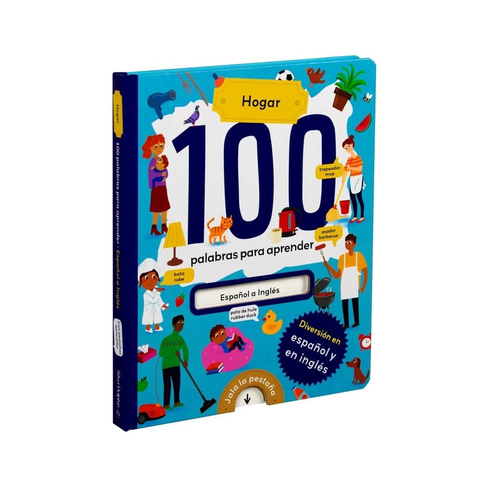 Libro Infantil: 100 Palabras Para Aprender: Hogar