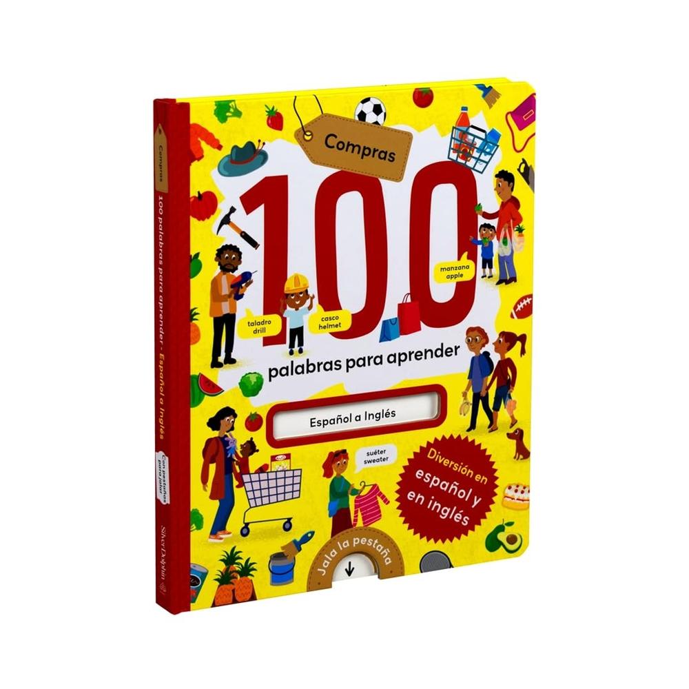 Libro Infantil: 100 Palabras Para Aprender: Compras