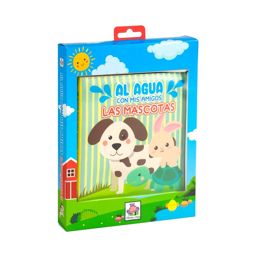 Libro Infantil Para La Hora Del Baño: Al Agua Con Mis Amigos: Mascotas