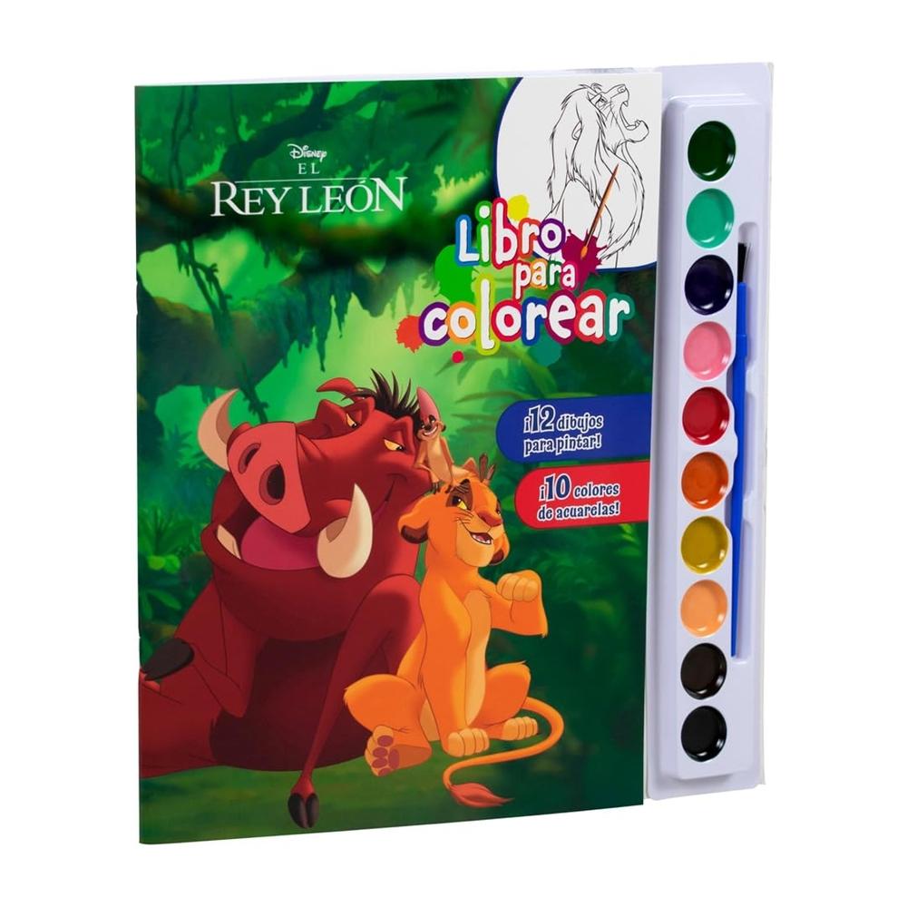 Foto 2 pulgar | Disney: El Rey León (libro Para Colorear)