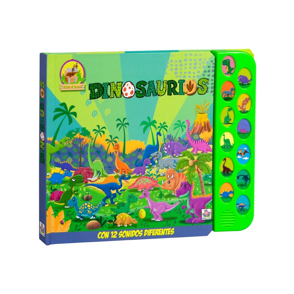 Libro Infantil Tesoro De Sonidos: Los Dinosaurios