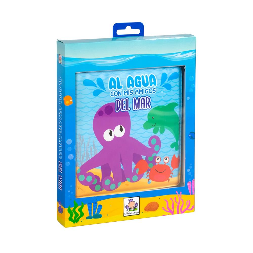 Libro Infantil Para La Hora Del Baño: Al Agua Con Mis Amigos Del Mar