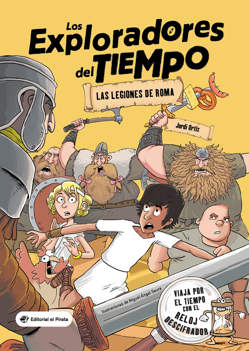 Foto 2 pulgar | Exploradores Del Tiempo, Las Legiones De Roma Jordi Ortiz Casas El Pirata Tapa Blanda