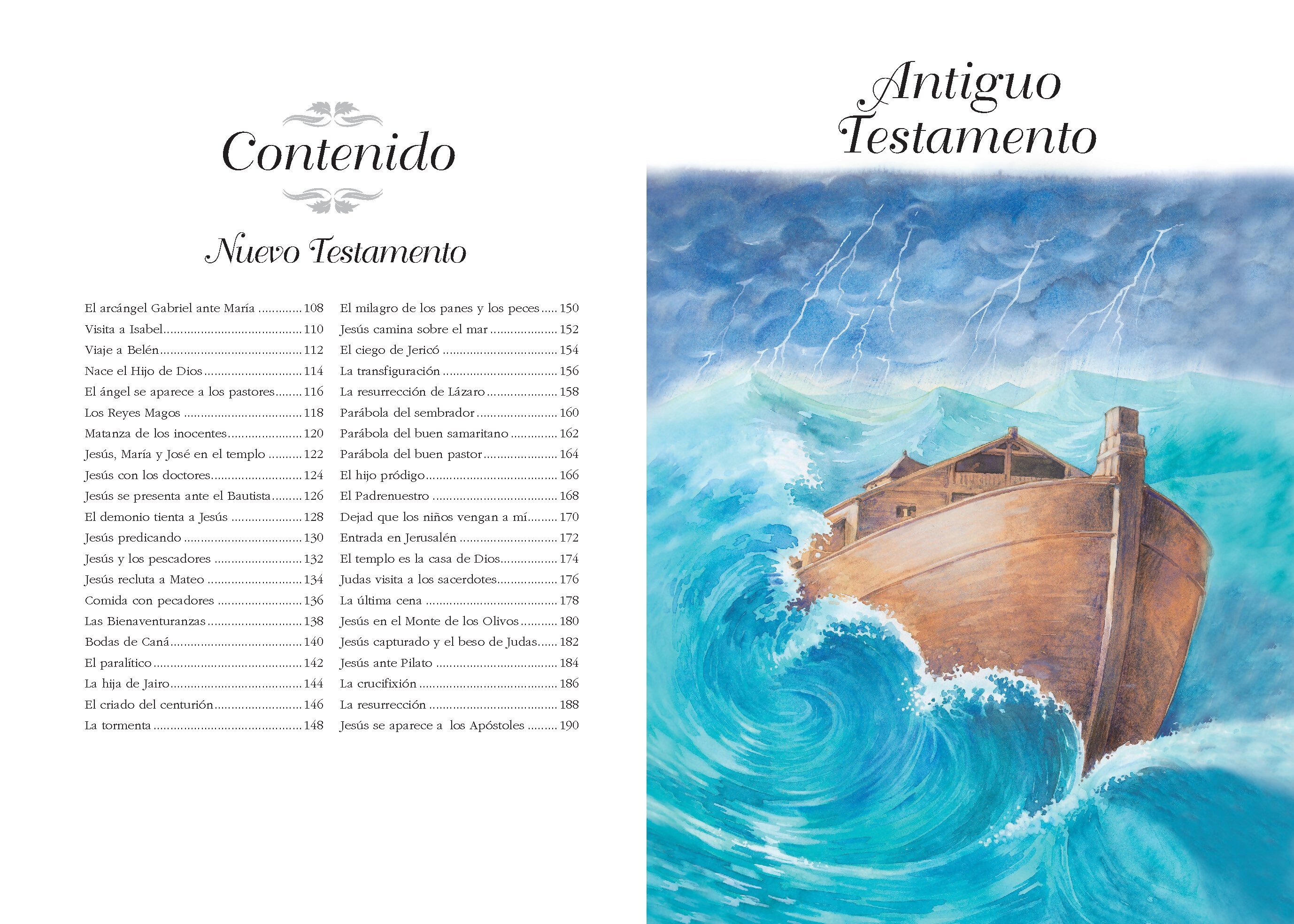 Foto 5 pulgar | Biblia Ilustrada para Niños de Maria Mañeru - Marin Tapa Dura Acolchada
